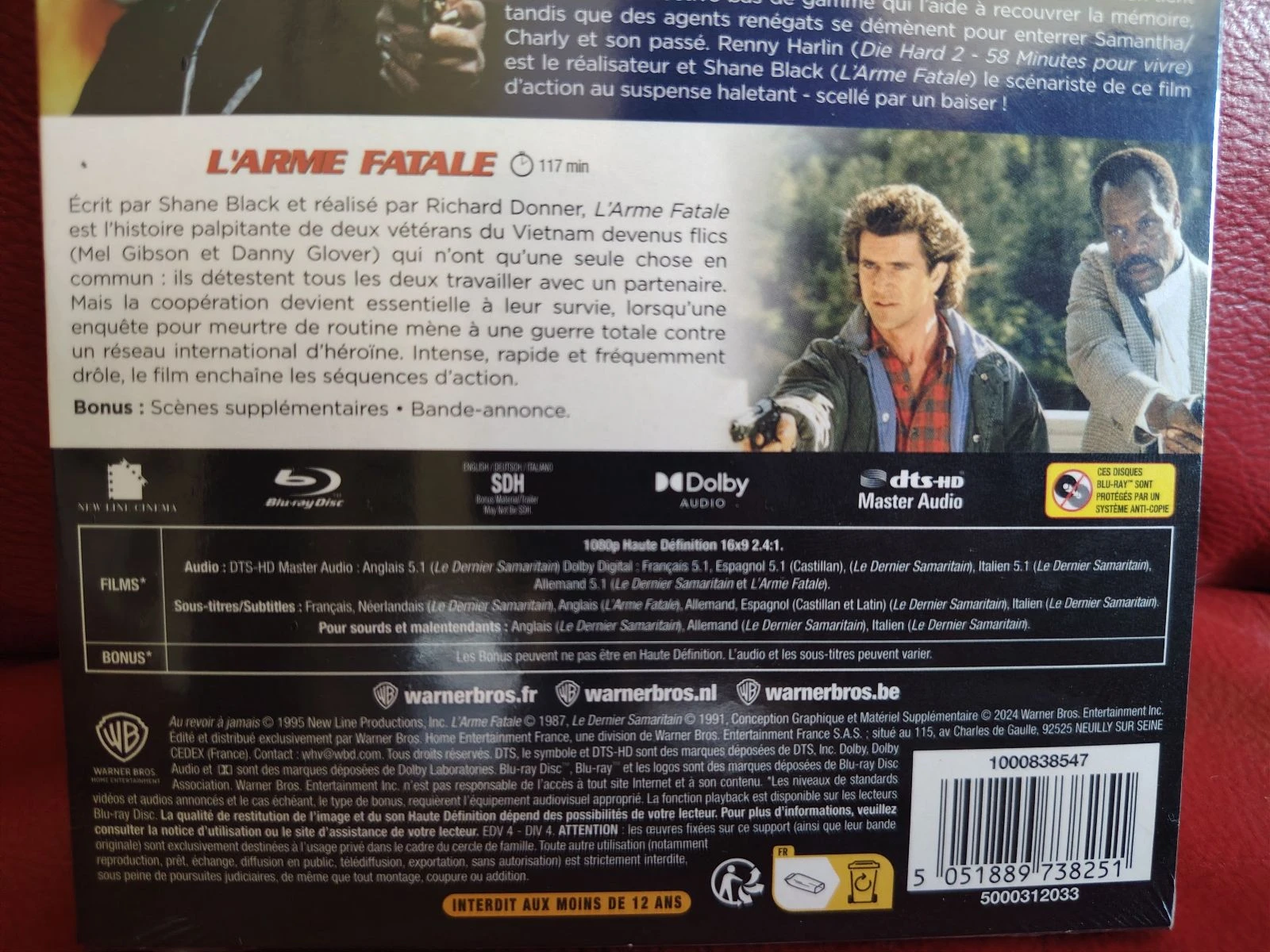 Caja de Blu-ray el último samaritano Adiós para siempre la arma fatal – photo 4